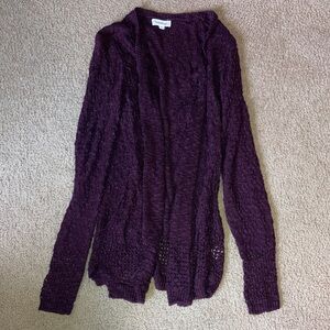 Cloud Chaser Deep Purple Women's Cardigan